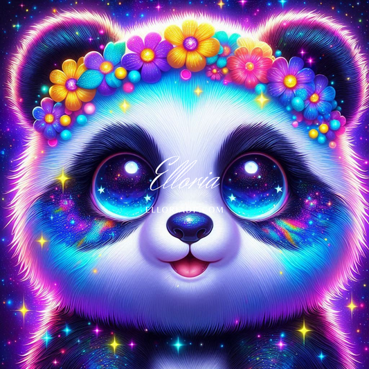 Constellation Panda – Diamond Painting | Elloria