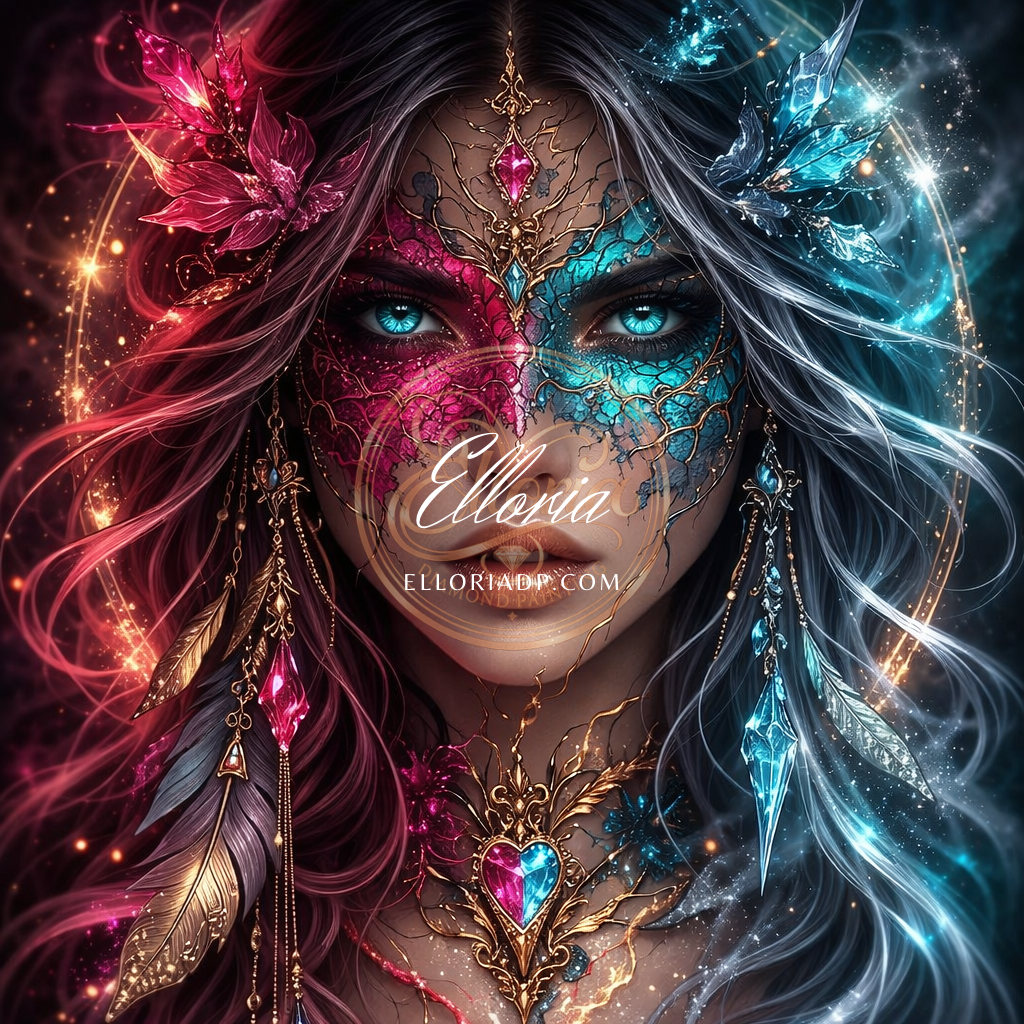✨ Divinité des Deux Mondes
Elloria Diamond Painting