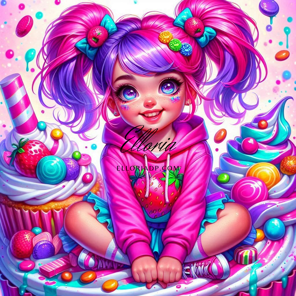 🍭 Diamond Painting Elloria – Explosion Sucrée