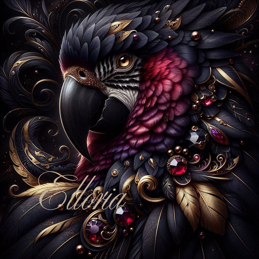 Diamond Painting – Perroquet Royal “Aureus”