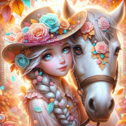 Diamond Painting – Clara et son cheval enchanté