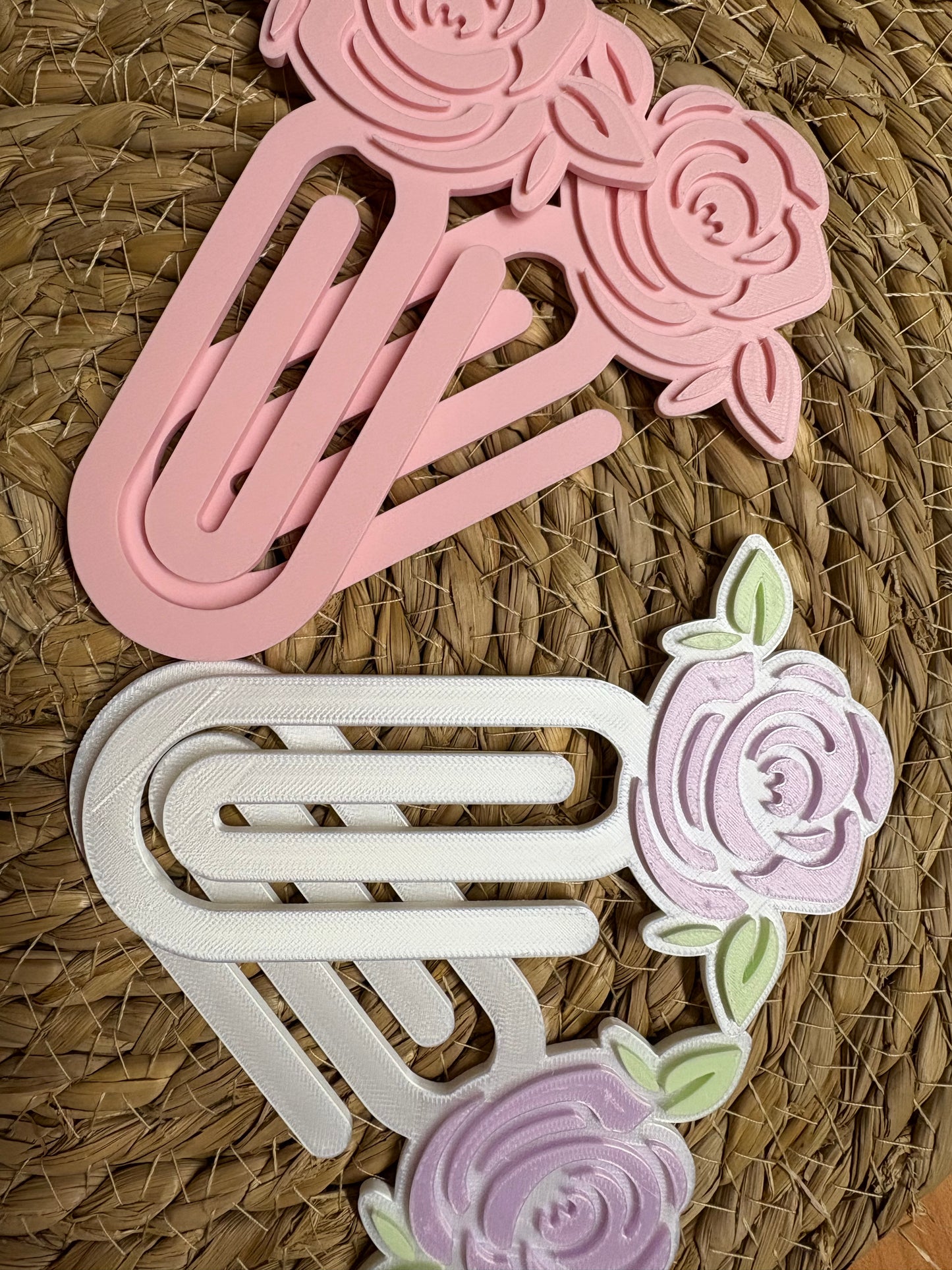 Diamond Painting – Clip géant décoratif (lot de 2) – Support toile & marque-page – Elloria