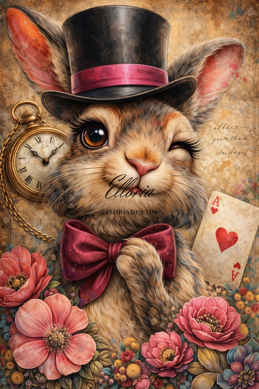 Diamond Painting Le Lapin du Temps – Elloria