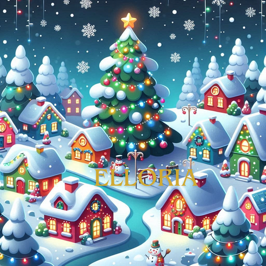Diamond Painting – Village Enchanté de Noël