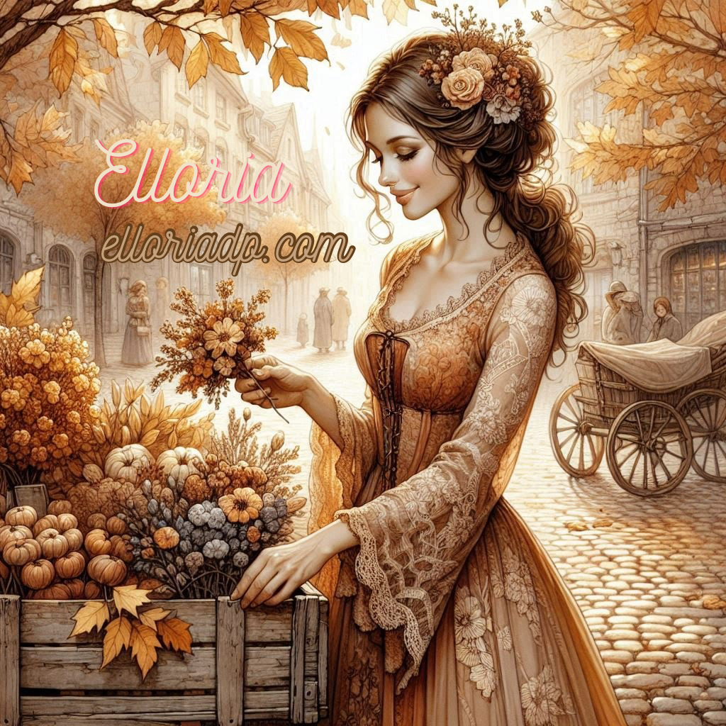 🍂 Diamond Painting – Éléana, la Muse d’Automne