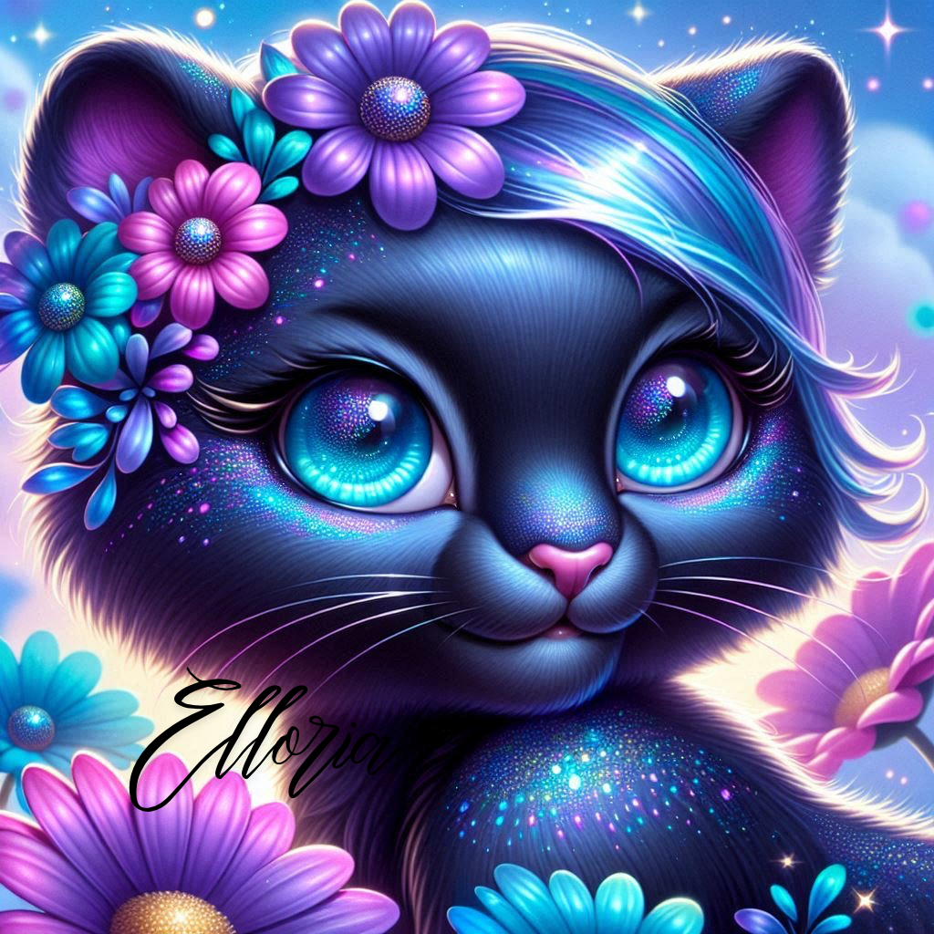 💎 Diamond Painting | Luma, le Chat des Fleurs