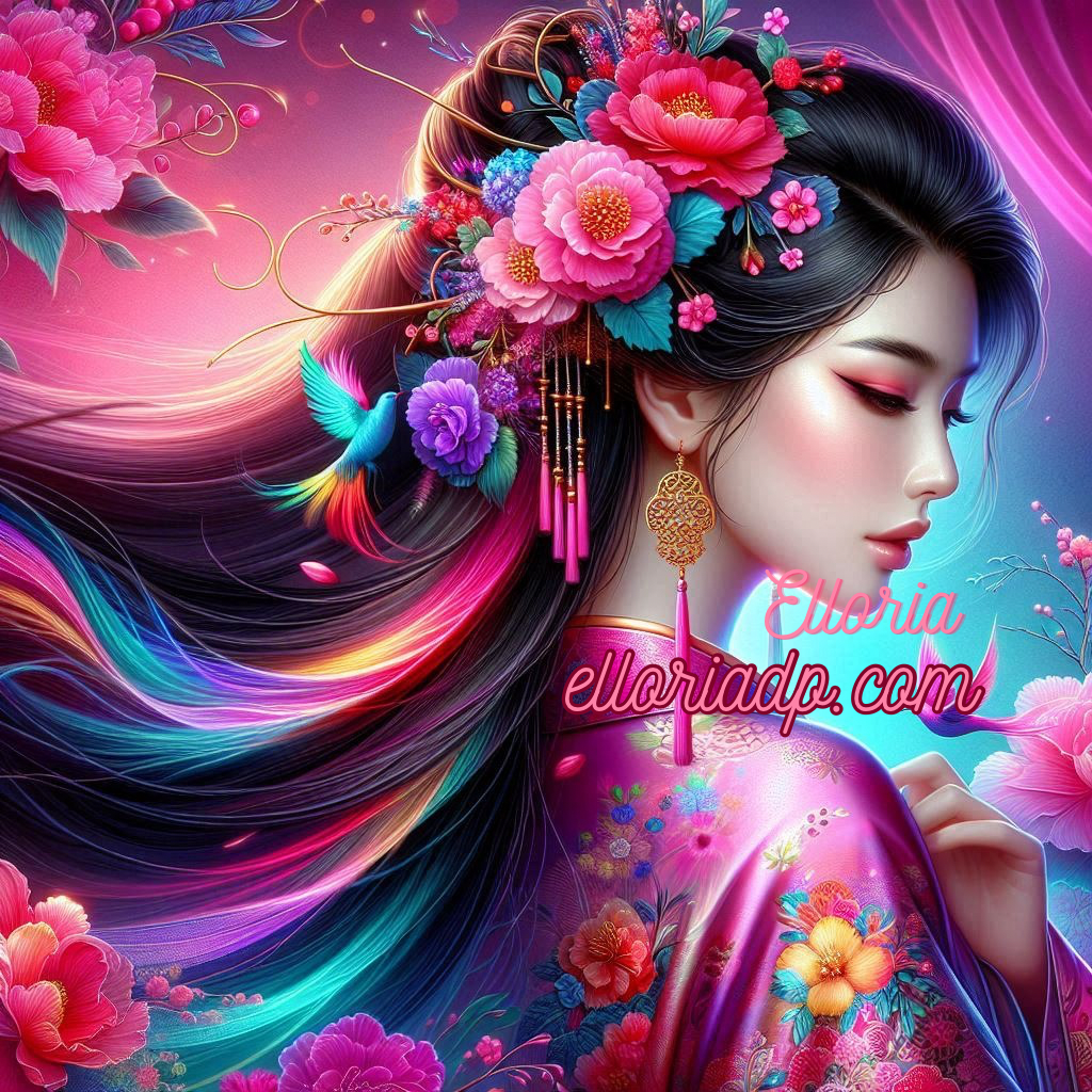 Diamond Painting – Aiko, l’Élégance Fleurie 🌺🦋