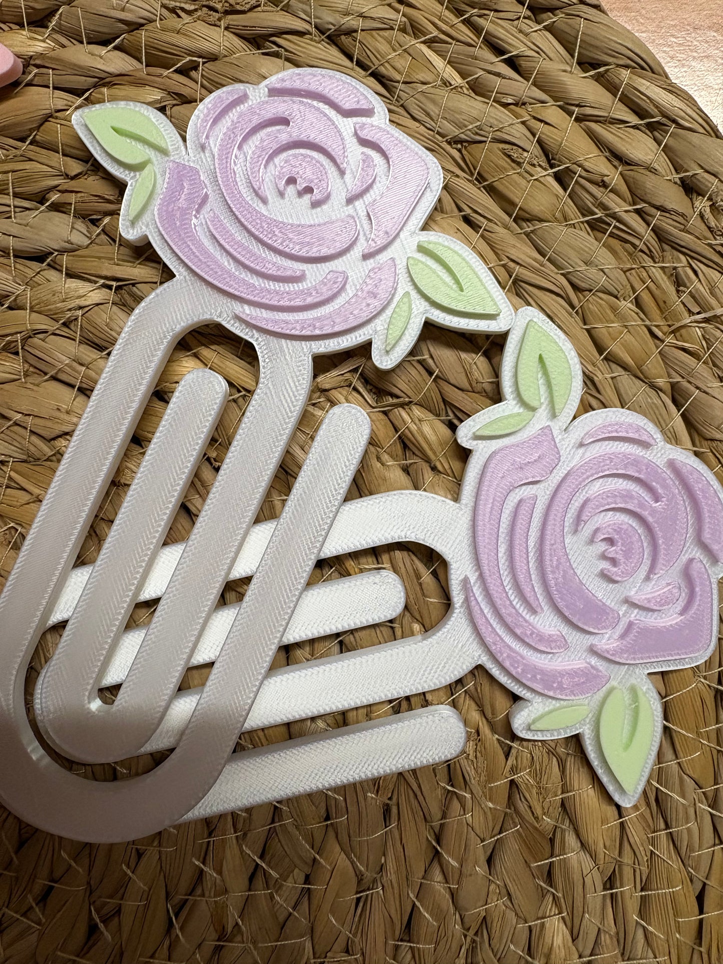 Diamond Painting – Clip géant décoratif (lot de 2) – Support toile & marque-page – Elloria