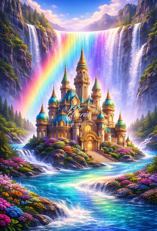 Diamond Painting Royaume Arc-en-Ciel Éternel – Elloria