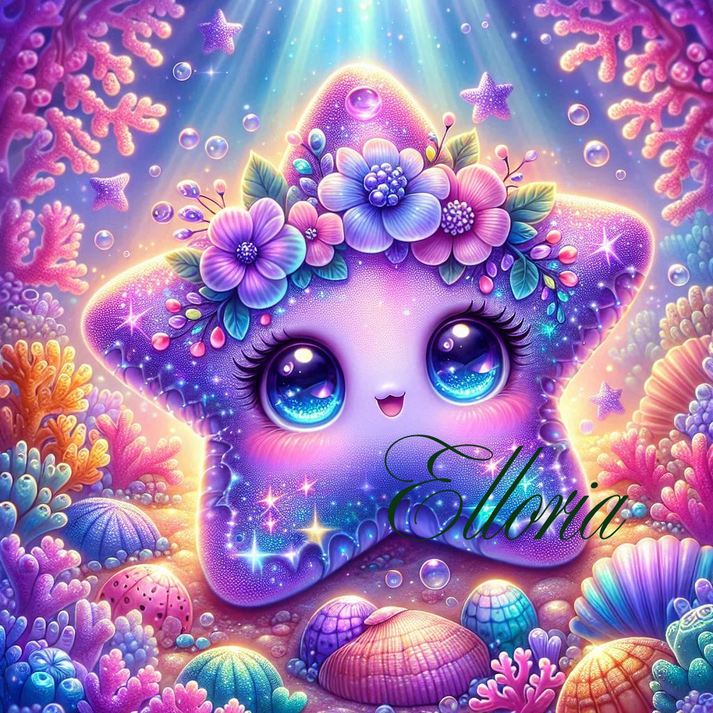 🌟🐚 Kit Diamond Painting Elloria – Étoile de Mer “Myria”