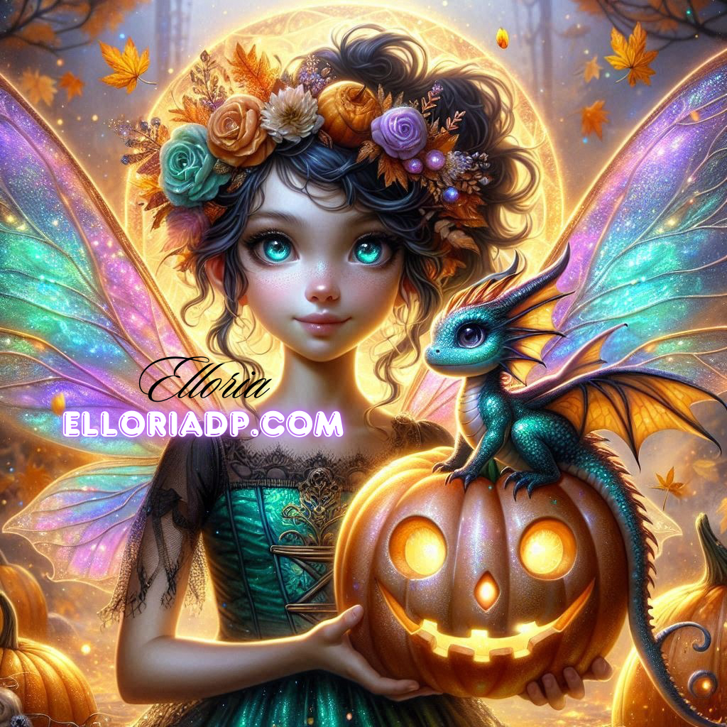 🎃 Diamond Painting – La Fée de l’Automne Enchantée