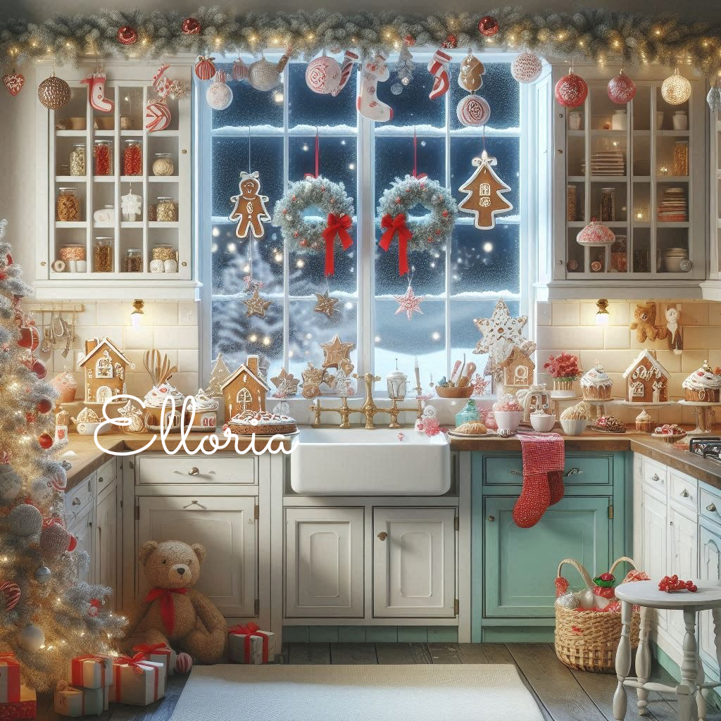 🎄🍪 Diamond Painting | La Cuisine Enchantée de Noël | Collection Elloria