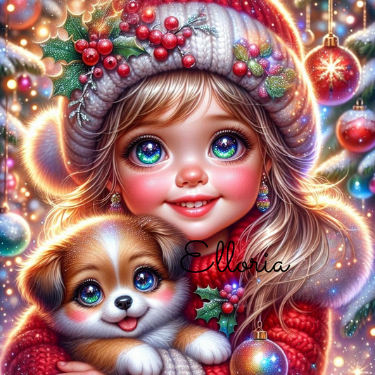 💎 Diamond Painting | Mélya & Snowy | Collection Elloria