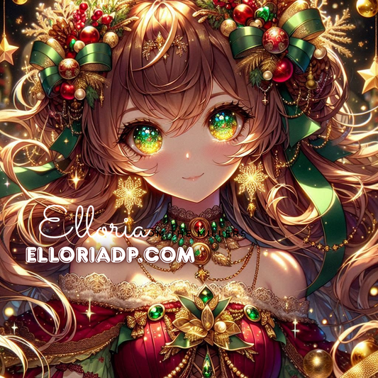 🎄✨ Diamond Painting – Émera, la Fée de Noël (By Elloria)