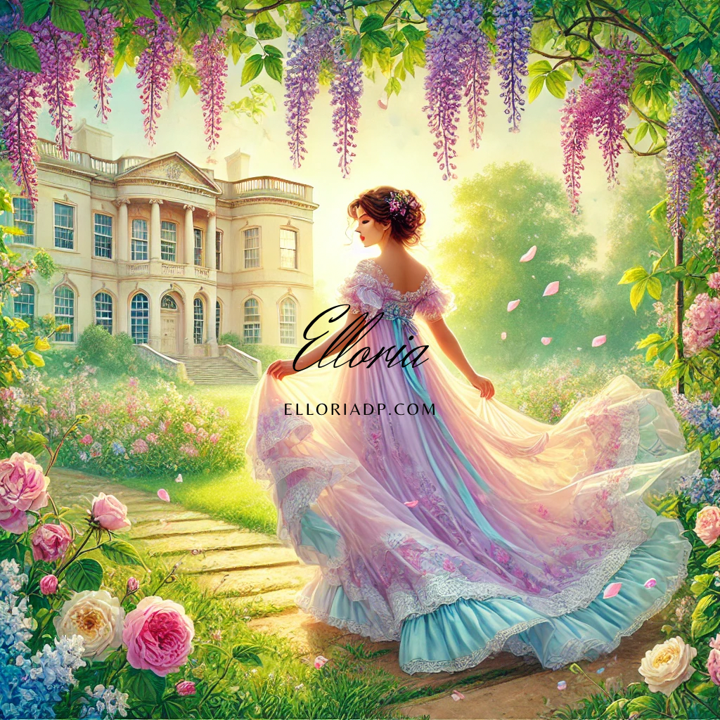 🌸 **Elloria – Diamond Painting

La Promenade aux Glycines
