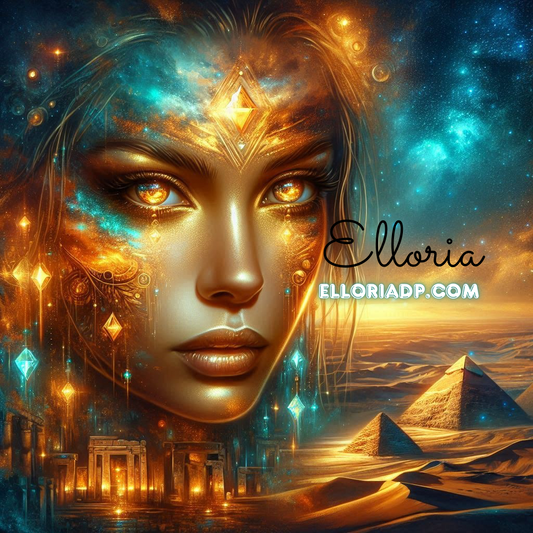 Diamond Painting | Néphéra, Gardienne des Sables d’Or | Collection Elloria