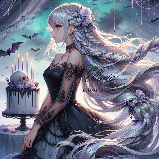 🖤 Élégance Nocturne – Diamond Painting | Elloria