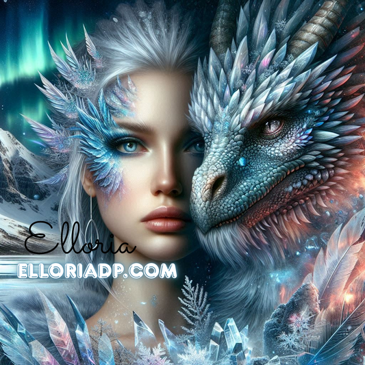 ❄️🐉 Diamond Painting | Isara & Aesthérion | Collection Elloria