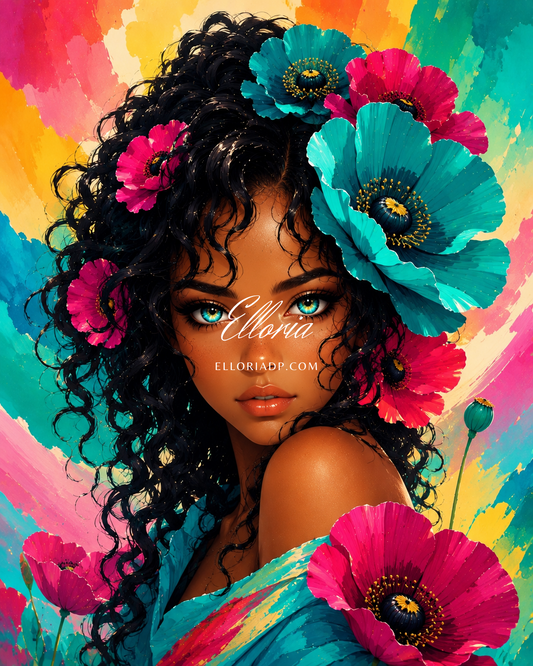 Éclat des Coquelicots – Diamond Painting Floral et Coloré | Elloria