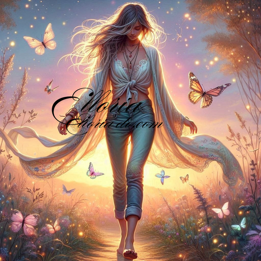 ✨ Diamond Painting | L’Envol de Sélène, muse des papillons 🦋/Collection les poèmes d’Elloria