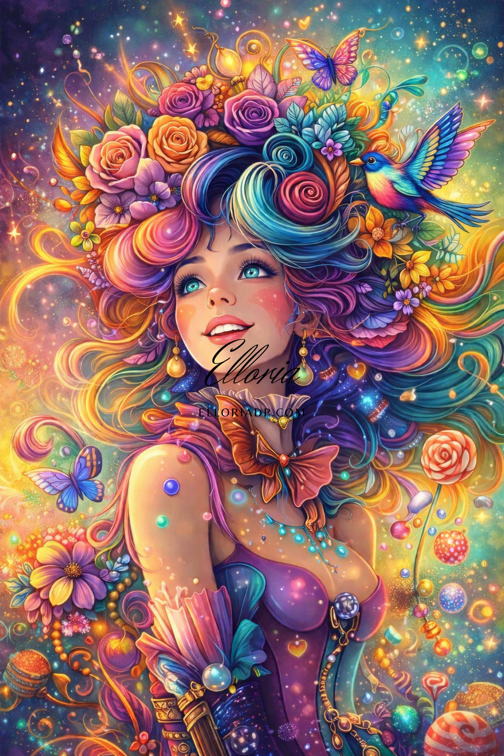 Diamond painting Color symphony/Elloria