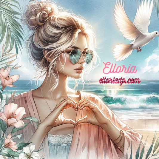 ✨ Diamond Painting – Clara au Bord de l’Océan ✨