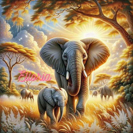 Diamond Painting – Safiya et le Petit Kanoa
