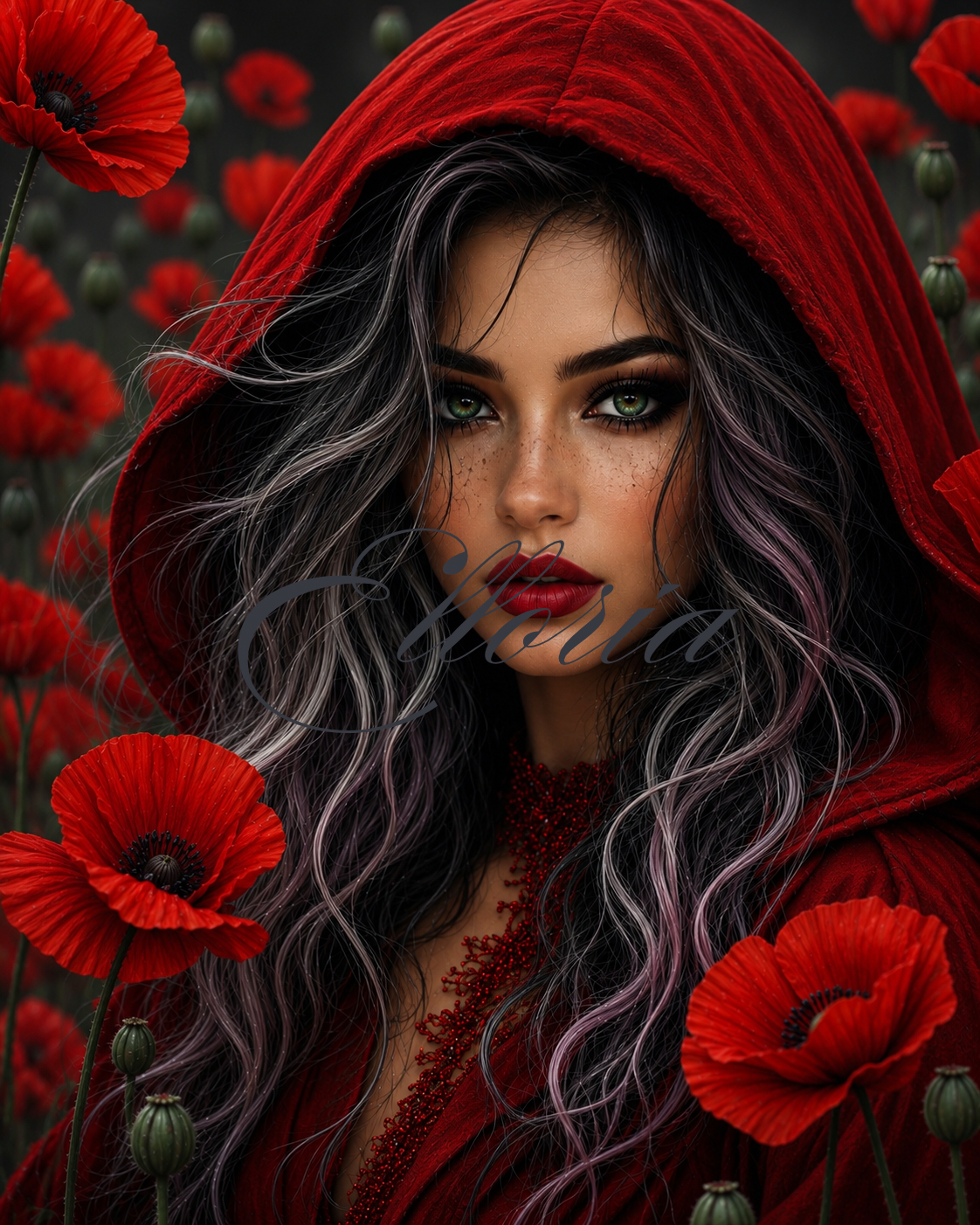 Diamond Painting La Gardienne des Coquelicots | Elloria