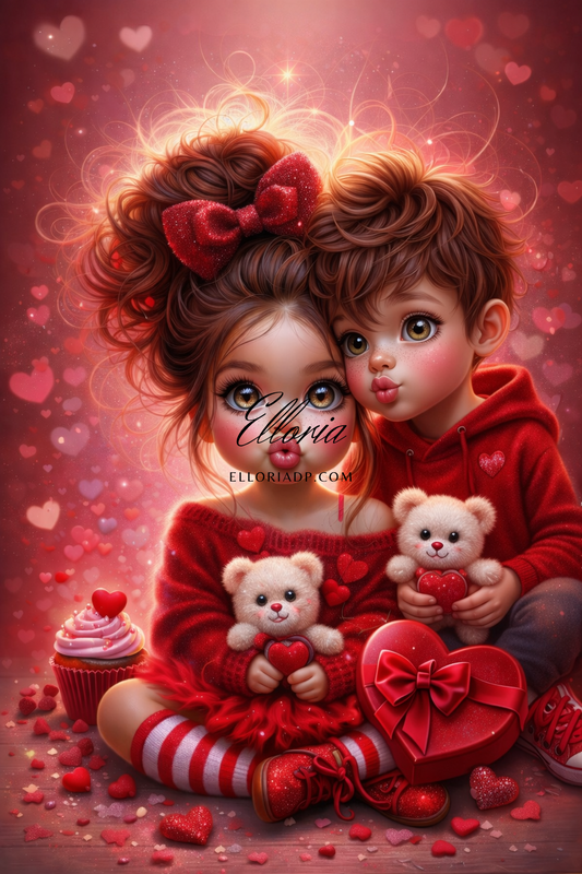 Elloria – Diamond Painting “Un cœur pour deux”