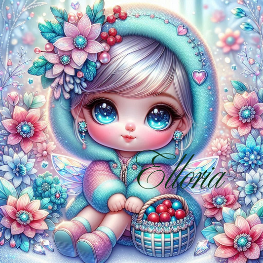 💎 Diamond Painting – Petite Fée des Baies