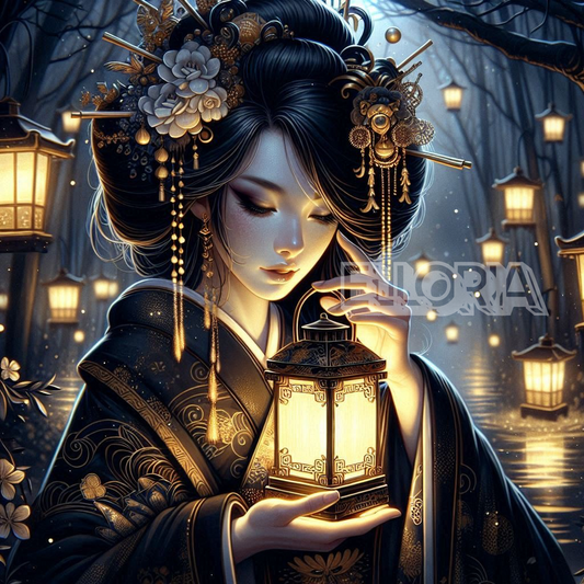 Diamond Painting /Akemi et la Lanterne des Âmes