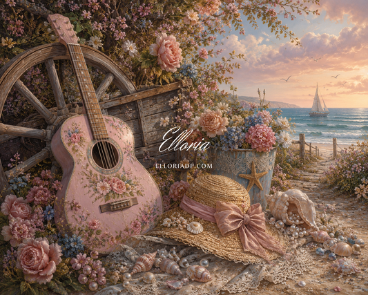 Mélodie du rivage enchanté Diamond painting Elloria