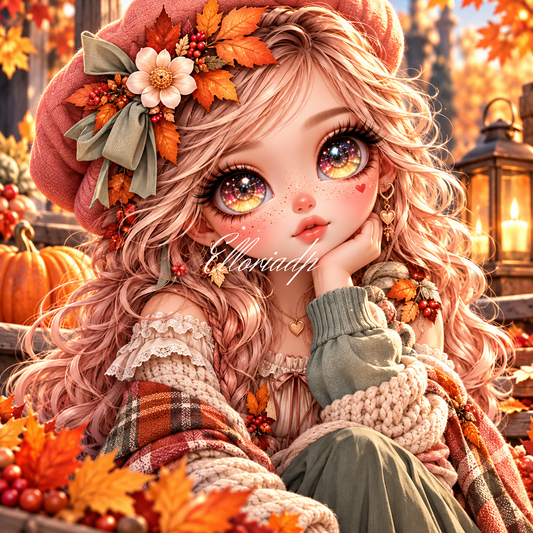Lilou – Un Automne de Plus | Diamond Painting Elloria