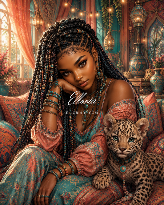 L’âme des oasis Diamond painting Elloria