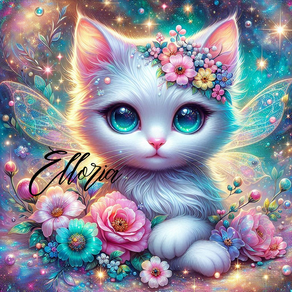 💎 Diamond Painting | Nyméa, le Chaton des Étoiles