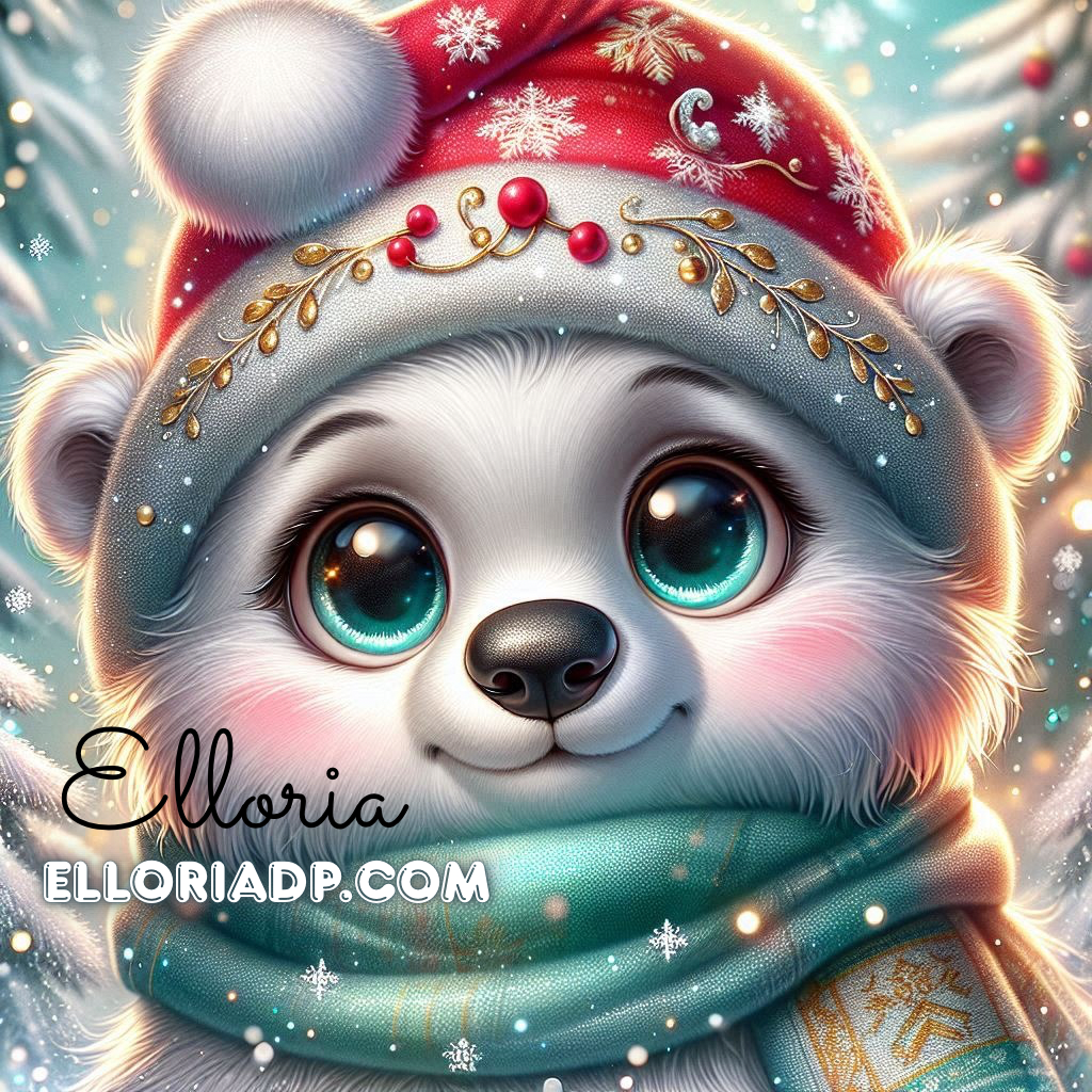 🐻❄️ Diamond Painting – Milo, le Petit Ours de Noël (By Elloria)