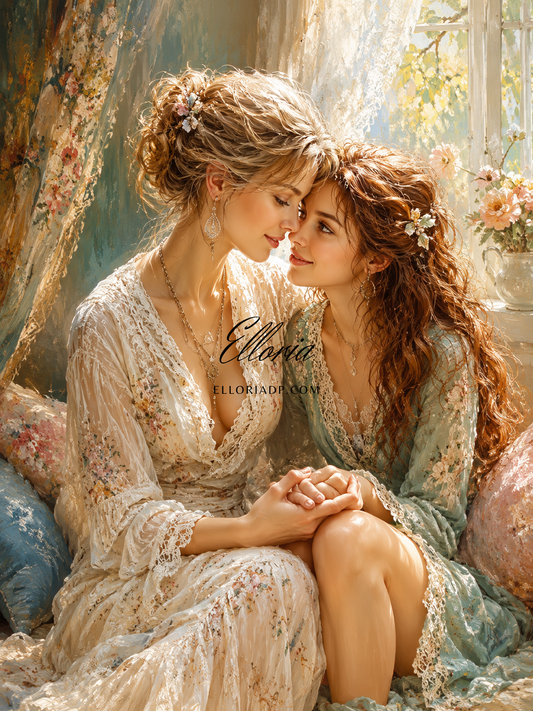 Entre Deux Cœurs Diamond painting Elloria