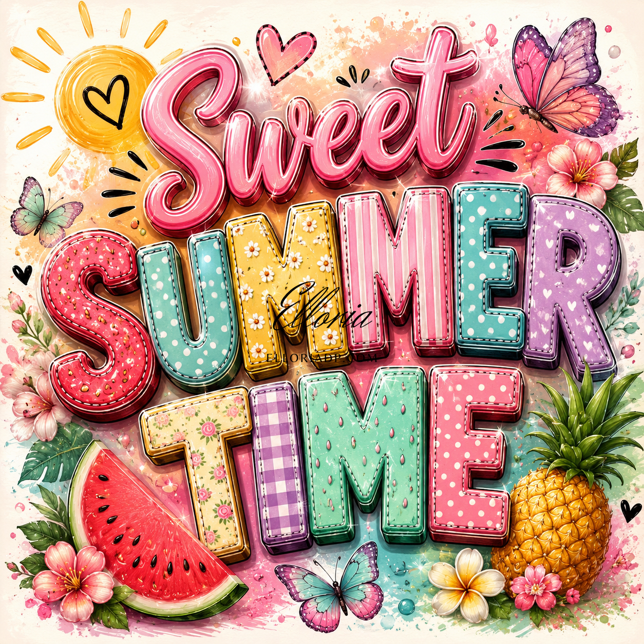 Diamond Painting Sweet Summer Time | Elloria