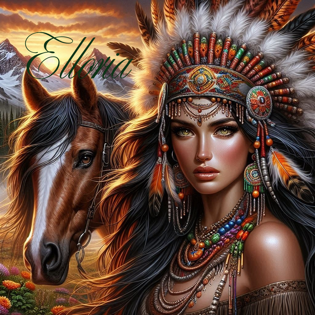 Diamond Painting – Nayeli, l’Esprit des Plaines Sauvages 🪶