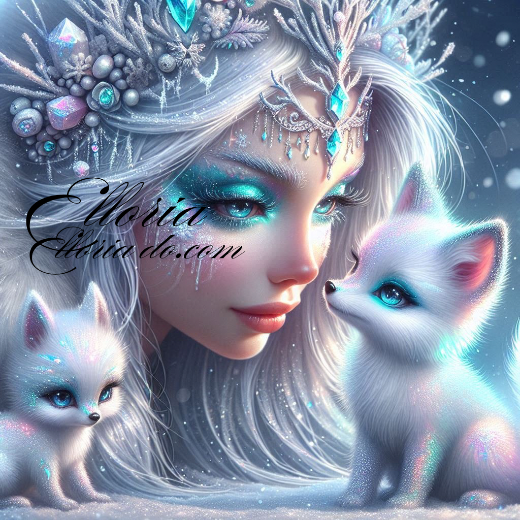 ✨ Diamond Painting | La Reine des Glaces et ses Louveteaux, Aëlya, Nox & Lyra ❄️