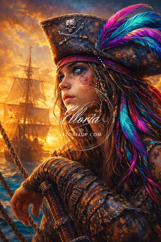 ⚓ La Capitaine des Mers
Elloria Diamond Painting
