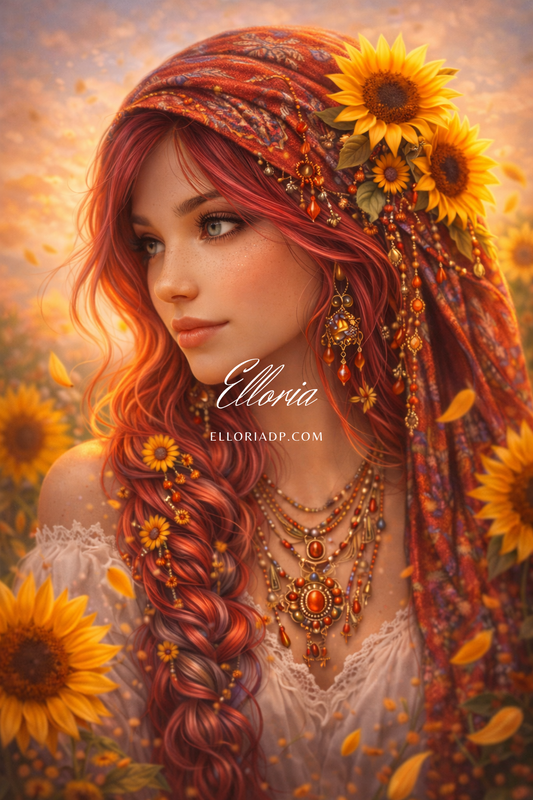 Diamond Painting Muse Tournesol Doré – Elloria