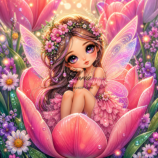 Diamond Painting – Petite Fée Fleurie 🌸✨/Elloria