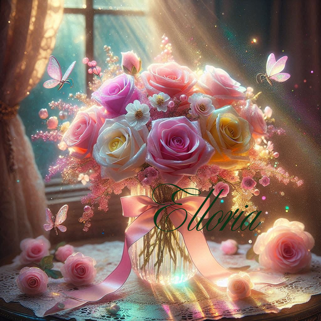 💎 Diamond Painting – Bouquet Éternel de Roses Enchantées