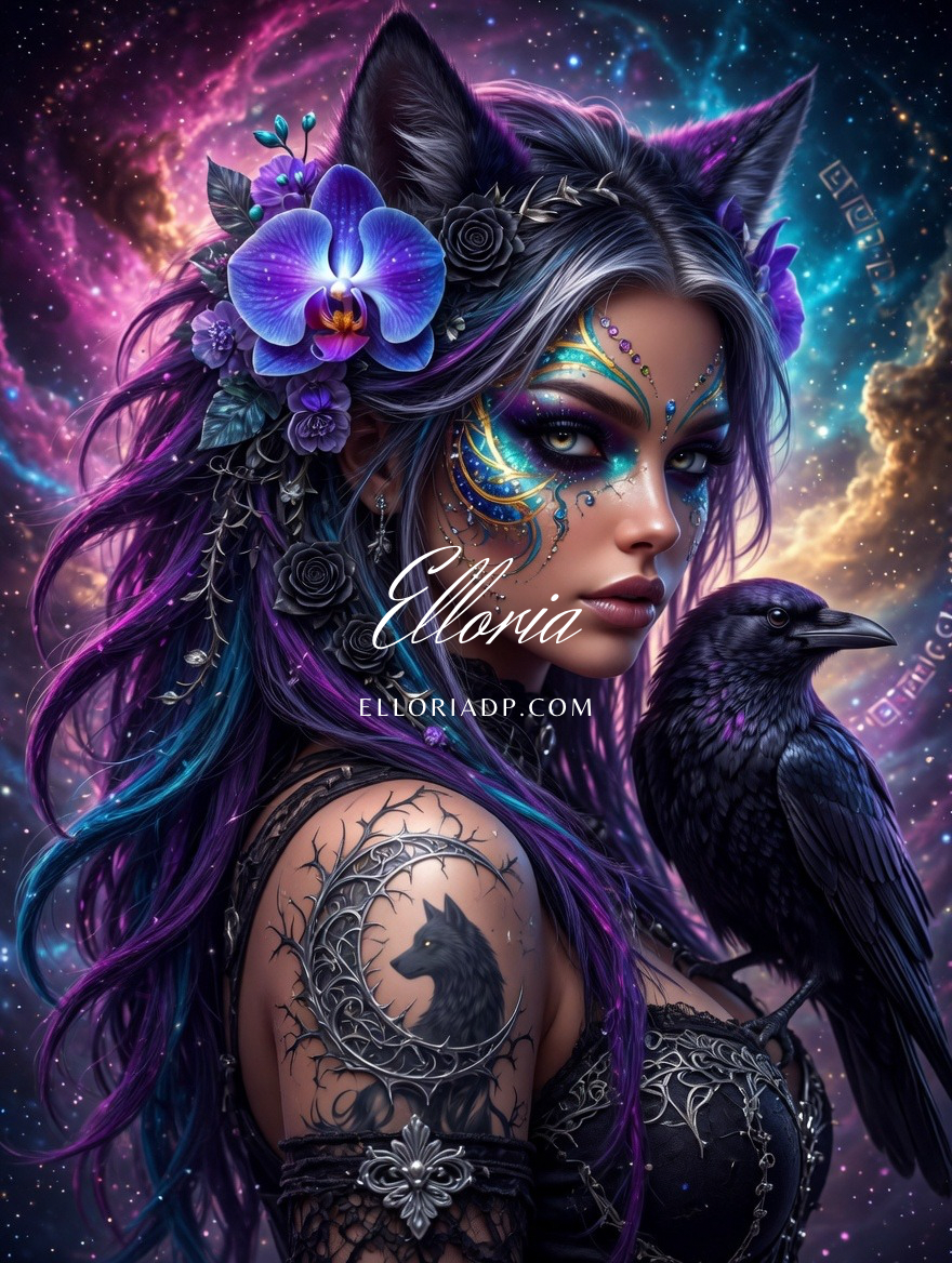 Diamond Painting Lunar Raven – Mystic Eclipse