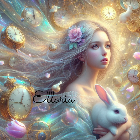 💫 Diamond Painting | Aeloria & Plume – Gardienne du Temps | Collection Elloria