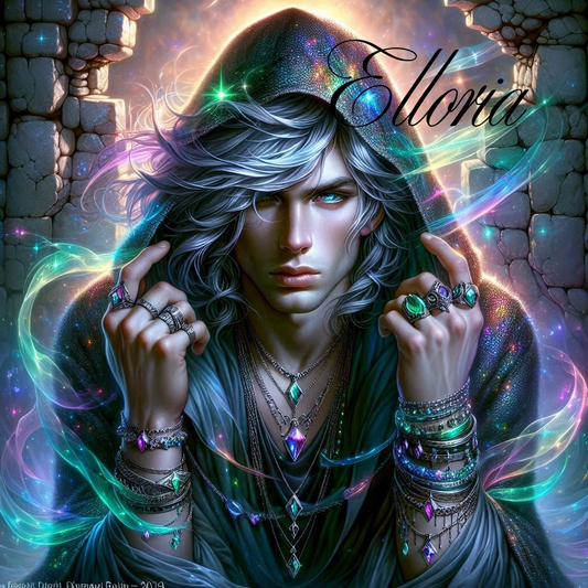 Diamond Painting – Elirion, Mage aux Gemmes Éternelles