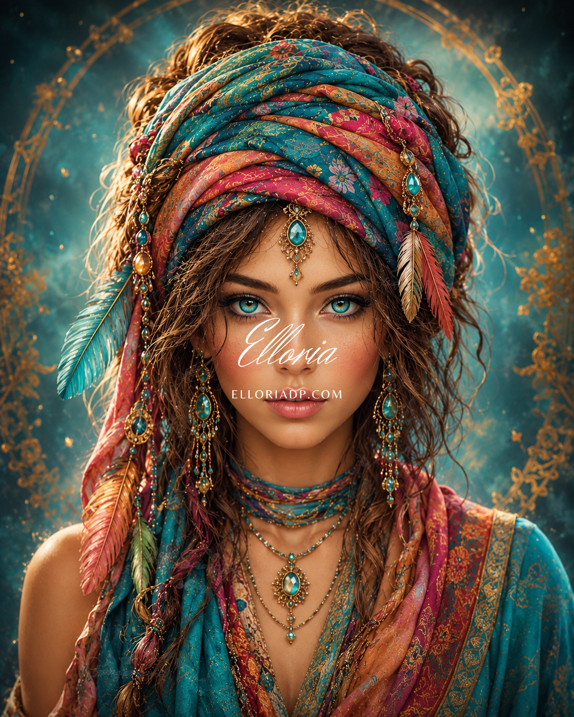 La Voyante des Étoiles – Diamond Painting Mystique | Elloria