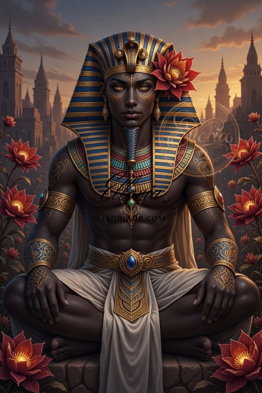 👑 Pharaon Sacré 
Diamond Painting/Elloria
