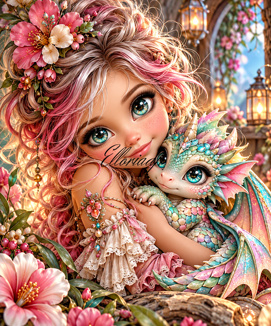 Les Gardiens de Tendresse – Diamond Painting Dragon | Elloria
